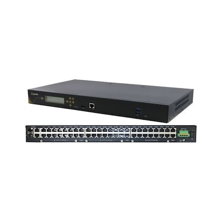 Perle IOLAN SCG50 S-D Console Server: 48 x software selectable RS232/422/485 RJ45 interfaces, 2 x 04035650
